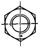 Hex Nut Grade Mark 4 - Technical drawing - Grade 04