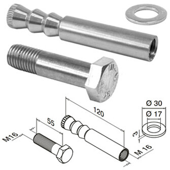 Anchor Bolt M16 Inside Thread - 120mm