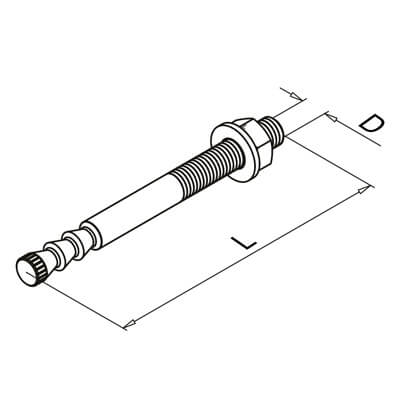 Stainless Steel Anchor Bolt - Diagram